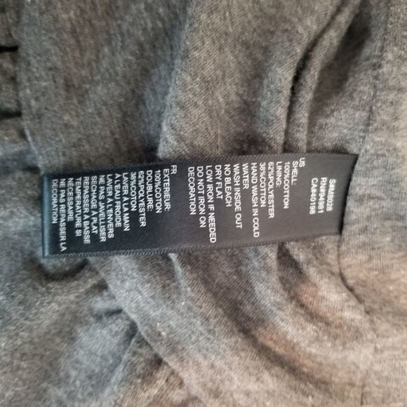TWENTYONE Gray Jacket with Balloon Hem. Size S - Picture 9 of 12
